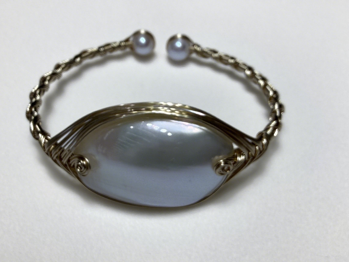 Mabe Pearl Bracelet (Tricolor)