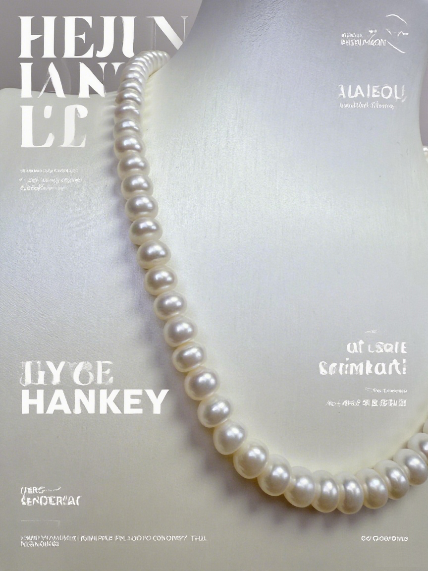 White Freshwater Pearl Necklace 7-8mm