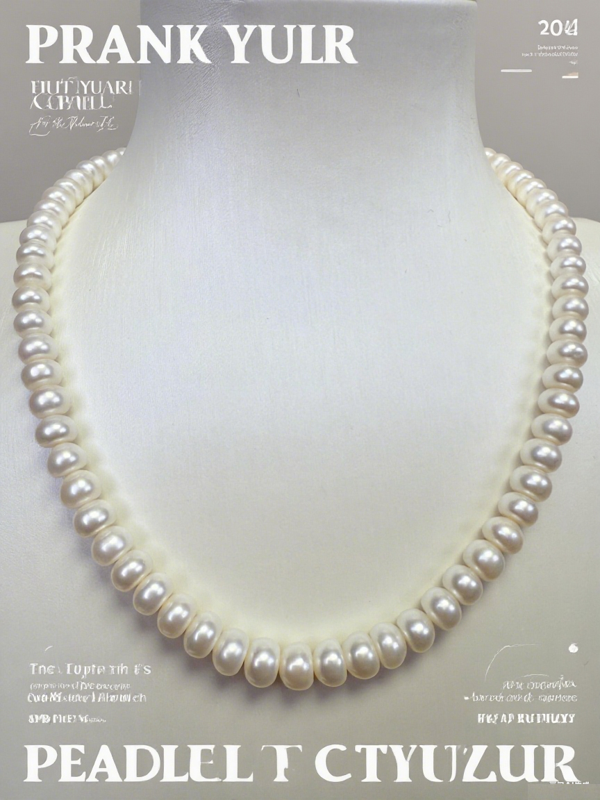 White Freshwater Pearl Necklace 7-8mm